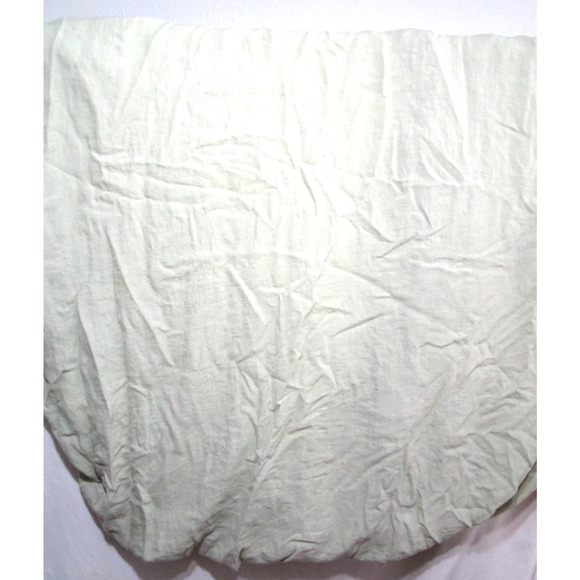Quince 100% European Linen Sage Green Queen Fitted Sheet - Picture 1 of 5